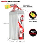 Hot Sales GNB 6S 8500MAH 22.2V 110C 220C XT90S RC Battery for Racing Drones for Adventures